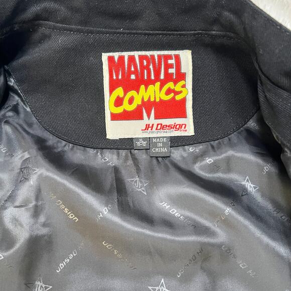 JH DESIGN CAPTAIN AMERICA YOUTH JACKET SIZE XL 11-12 THE AVENGERS - Picture 5 of 6